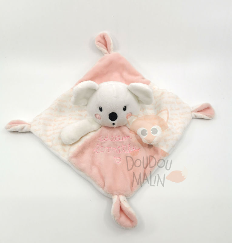  comforter mouse pink white edition limitée 25 cm 